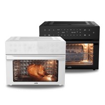 리하스 올스텐 리슐랭 가정용 30리터 대용량 오븐형 에어프라이어 KHD-30L, 밀크 화이트