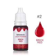 립글로즈 립틴트 립밤 립라이너 잘 지워지지 않는 착색 타투 립스틱 틴트 새로운 10ml 액체 안료 립글로스 컬러 안료 염색 제 워터 오일 더블 사용 립글로스 diy 슬라임 캔디, 2
