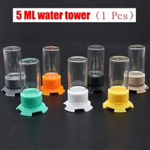 닭장만들기 병아리부화기 닭장 3d 개미 농장 술꾼 먹이 지역 둥지를위한 물 그릇 anthill 대용량 급수기 집 마시는 병 워크샵, 5.5ML ( 1 pcs ) - Orange - 1 P