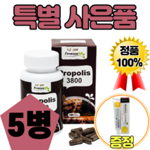 NZ100 뉴질랜드 프로폴리스 3800mg 180캡슐 엔조제놀 플라보노이드 영양제 직구 건강식품 5병