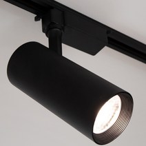 LED COB 레일조명 렌즈 스포트라이트 10W 블랙(루체), 주백색 4000K