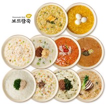 매일매일 맛있는죽 보드람죽 10종세트 430g x 10개