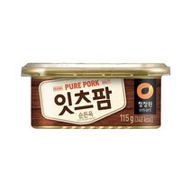 청정원 맛있는밑반찬 잇츠팜 통조림 햄 순돈육 추천 자취 캠핑음식 간단한요리 간편식 115g, 32개