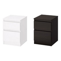 이케아 KULLEN 쿨렌 2칸 서랍장 703.557.28, 화이트_703.557.28