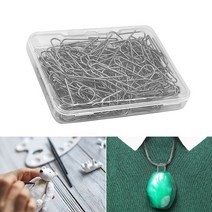 니크롬선 열선 0.1 1mm 0.5mm 50/100/150/200pcs 고온 니크롬 와이어 점프 링 21 게이지 U 자형 세라믹 매, 02 50pcs