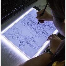복사 LED 스크린 드로잉 보드 높은 광 투과율 사본 버전 학생들은 발광 복사 보드-20160, 단일옵션, 06. 24 X 14.8cm 1.5