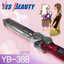 예스뷰티 매직 컬링 아이롱 YB-388 RED, 28mm