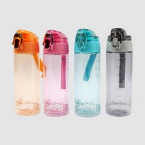 아트박스/디자인에버 EMOLINE 트라이탄 거름망 티 텀블러 600ml, 아쿠아블루