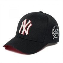 MLB 서클 커브캡 모자 NY (블랙)