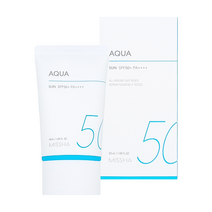 미샤 올 어라운드 세이프 블록 아쿠아 선 50ml 수분 에센스 75% 함유!, 1개