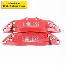 호환용 캘리퍼커버 브레이크 디스크 차량 튜닝 커버 범용 알루미늄 3D 엔드리스 캘리퍼스 전면 후면 무료 4 개 또는 2, 16.2 pcs red - 2 pcs L and 2 p