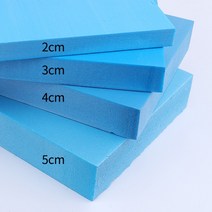 우드락폼보드 압축스펀지 하드보드지재단 스티로폼판 조경 블록 모델 빌딩 키트 고밀도 폼 보드 디오라마 베이스 폼 블록 공예품 건설 모델링 재료, 1.10x30x2cm blue