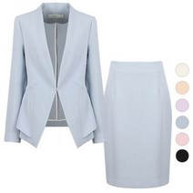 비비드시크릿가너 VIVID SET 여성 파스텔 정장자켓+스커트 세트