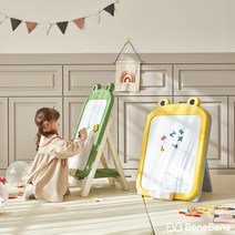 해피 프로기 프리미엄 유아자석보드 자석칠판 자석학습보드 화이트보드, 옐로우