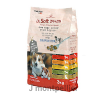 더독 닥터소프트 애견용 소프트사료, 4개, 3kg, 0   2가지 주 원료 (감자+연어)