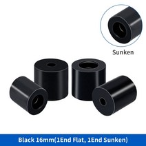 cr-10 cr10s ender-3 prusa i3 3d 프린터 부품 용 4pcs 고온 실리콘 솔리드 스페이서 핫 베드 레벨링 열, 16cm
