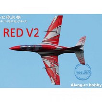 RC비행기 RC 모델 프리잉 EPO 비행기 아반티 S V2 80mm EDF 제트 80 인러너 6s PNP 키트 + 개폐식 랜딩 기어 33036656308, Red 6S PNP