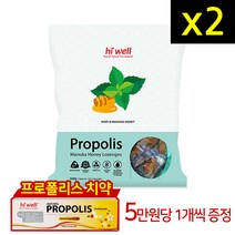 하이웰 프로폴리스 캔디 민트 마누카허니 500g 2개