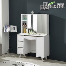 [파로마]헬라900화장대사이드기능A형SIN, 화이트그레이