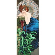 테프론시트 크기 스테인드 글라스 창 필름 Mucha 스티커 부엌 욕실 침실 유리 슬라이딩 도어 홈 장식에 정적 집착, 07, 58cmx150cm