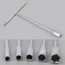 T복스 티복스 T형 티자 복스 핸들 육각 렌치 소켓 복스 자동차 공구 8mm10mm 12mm 14mm 16mm, 사이즈, 1개