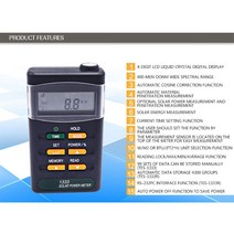 TES-1333/1333R 태양 방사 측정기 전력계 용품 광 방출, 01 TES-1333