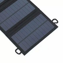 태양광발전 7W 접이식 태양 전지 패널 가방 USB 5V 충전기 방수 휴대용 보조베터리 야외 캠핑 하이킹, 01 5V7W