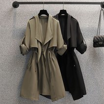 잇츠스타일 L~4XL 가을 아우터 가디건 스트릿 패션 야상 롱자켓