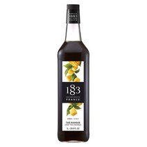 미국직구 1883 아이스티 망고 시럽 - 뜨거운 음료와 아이스 음료를 향미 시럽 - 글루텐 프리 비건 비GMO 코셔 방부제 프리 프랑스산 유리병 1리터 (33.8 Fl Oz), 수량, 상세참조