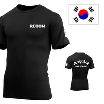 아미캠프 쿨론 수색대대 군인 반팔 티셔츠 밀리터리 기능성 티