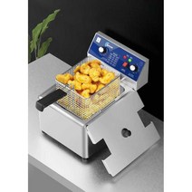 업소용전기튀김기 소형 치킨 돈까스 핫도그 분식집, 15L  3500W  2세대