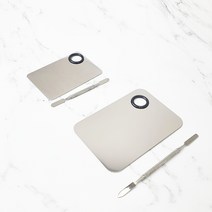 델라든 메이크업 믹싱팔레트 + 스파츌라 세트, 대형