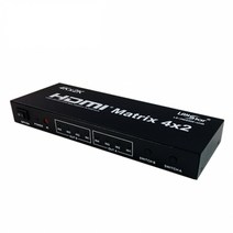 [폴리에이브이] LS 4:2 HDMI MATRIX 셀렉터-최대 4K@30Hz 지원, 상세내용표시