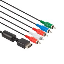 GREATLINK-멀티 컴포넌트 AV 케이블 PS2/PS3/PS3 호환 슬림 HDTV-레디 TV HD 컴포넌트 AV 케이블 5-와이어 6 피트, 검정색
