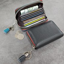[아코디언34key72bass] [자스나로 BRO-3] 아코디언 카드지갑 지퍼 동전 키링 NFC 교통카드 중복인식