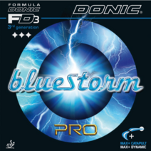 [DONIC] 도닉 블루스톰 프로 50도 버전 (blueStorm) - 탁구러버, 블랙, 블랙