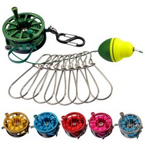 낚시 물고기 꿰미 릴스트링거 버클 릴 벨트 잠금기, 핑크