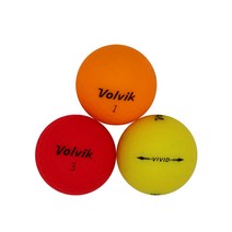 [골그린샵] 로스트볼 볼빅 비비드 시리즈 컬러 A-급 색상랜덤 중고골프공 50알, 단품