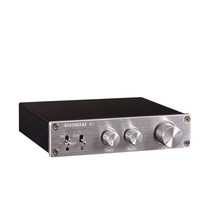 블루투스앰프 리시버 모듈 pj.miaolai a1 지원 5.0 200w 디지털 하이 베이스 톤 하이파이 오디오 스테레오 스피커 (전원 어댑터 포함), 은
