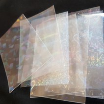 포카 카드 홀로그램 투명 슬리브 opp 보관, 일반(슬림) 100장 10장