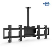 마운트피아 MB-20 메뉴보드거치대 천정형 멀티 2단 TV 거치대 브라켓 32-55인치, 실버, 추가안함, 500mm
