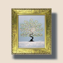 돈들어오는그림 복들어오는그림 행복한나무그림(파랑)