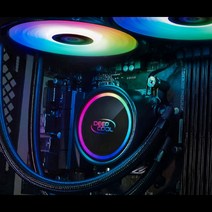 알루미늄 라디에이터탑재 수냉식 CPU쿨러(120MM) 워터 오버클럭 하이엔드 PC 유니트