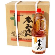 혼미린 1.8L 6개 발효 액상 조미료 맛술 청주 간장, 혼미린 1.8L x 6개