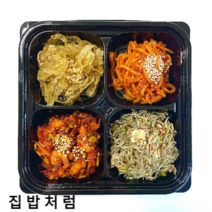 [집밥처럼 마른반찬 4종세트] 꼼꼼한 포장과 당일조리로 유통기한이 넉넉한 고추장진미채무침+고추장건새우볶음+멸치볶음+명엽채 간편한 상차림 엄마손맛 밑반찬, 180g, 1팩