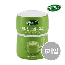 리치스 카페 파우더 제주 차광말차믹스 550g x 6개 1박스
