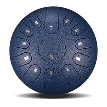 Ethereal drum-12 인치 13 톤 전체 잊지 걱정 드럼 스틸 텅드럼 색상 빈 타악기 플레이어 디스크160631, 06 navy blue