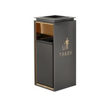 폐건전지수거함 분리수거함 호텔 로비 쓰레기통 수직 상업용 광장, 로즈골드 라지