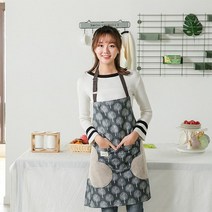 깔끔간편 앞치마 어린이집 바리스타 카페 앞치마 추천 제작 극세사캠핑 손님용 주방 유치원 카페 바리스타 시원한 앞치마 추천, 블랙트리