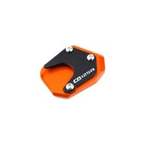 혼다CB125R 용품 혼다 용 CB125R CB 125R 오토바이 액세서리 CNC 킥 스탠드 풋 사이드 확장 패드 서포트 플레이트, Orange